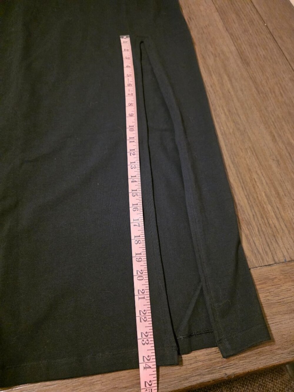 Adidas Adicolor Classics 3-Stripes Maxi Dress NWT Black 1X - Picture 5 of 16